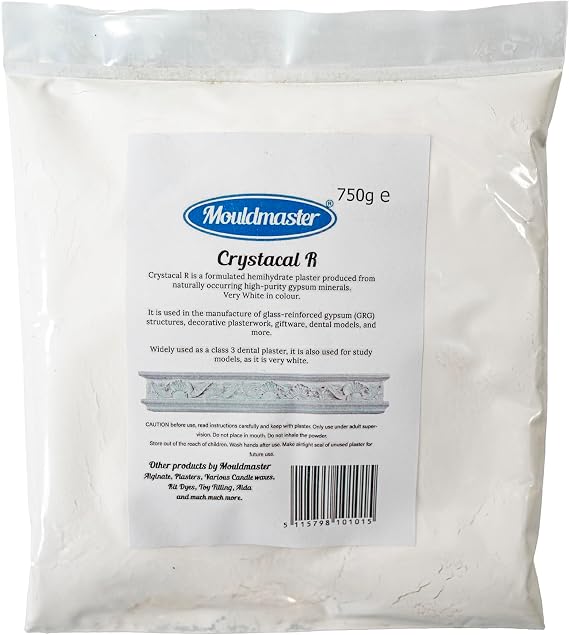 Mould-Master Crystacal R High Strength Plaster 750g, White