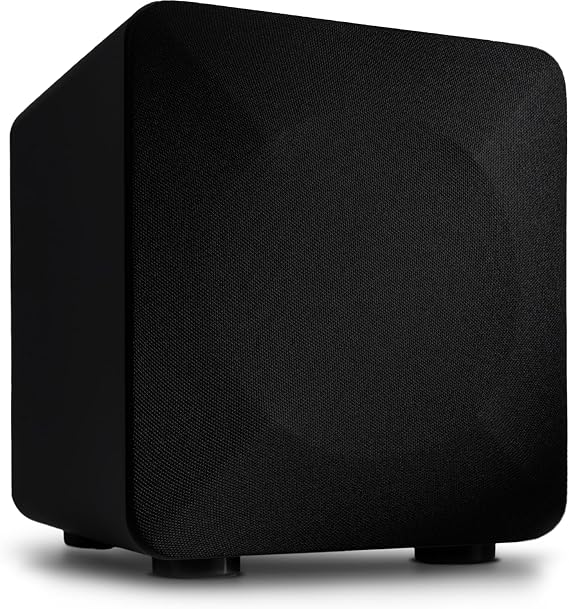 Audioengine S6 Mini Subwoofer Compact 210W Powered Bass Speaker | for Music, Movies, Gaming & Home Office Setups - Black