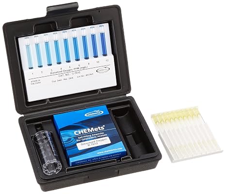 K-7512 Dissolved Oxygen Kit, 1-12 ppm Range, 1 ppm MDL