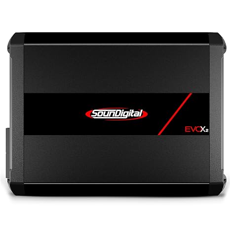 SounDigital EVOX2 5000.1-2 Ohms Monoblock 5000W RMS Bridged Power Car Amplifier