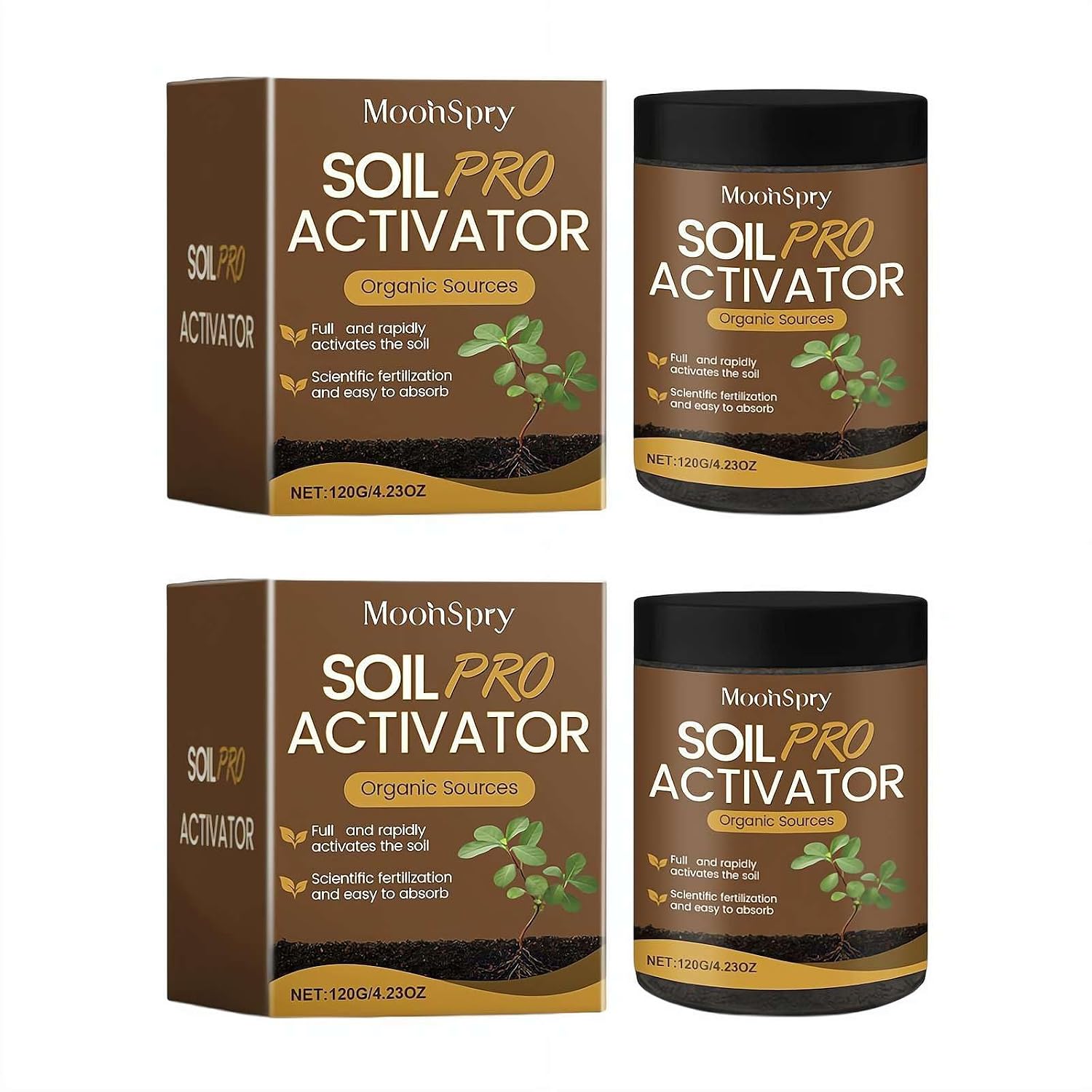 Soil Activator, Professional Bone Meal Fertilizer, Organic Soil Activator & Plant Fertilizer for Raised Garden Beds, Water Soluble Garden Booster, Natural Root Growth Enhancer, Promote Plant Rooting