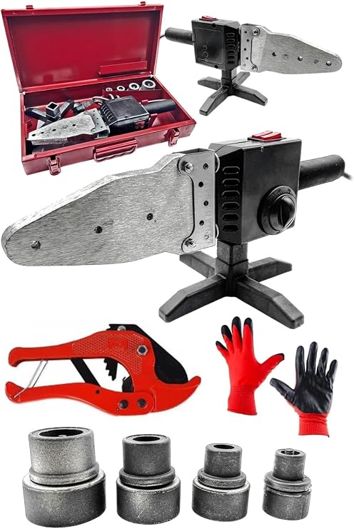 Double Residant Heat Adjustable Pprc Plastic Pipe Welding Machine Bag Glove Scissors Set