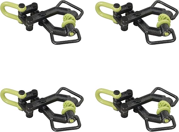 Brush Grubber BG-11 Xtreme Larger Brush & Tree Stump Root Puller Remover Tool w/Rugged Handles, 1" Steel Construction, 18 Gripping Teeth (4 Pack)