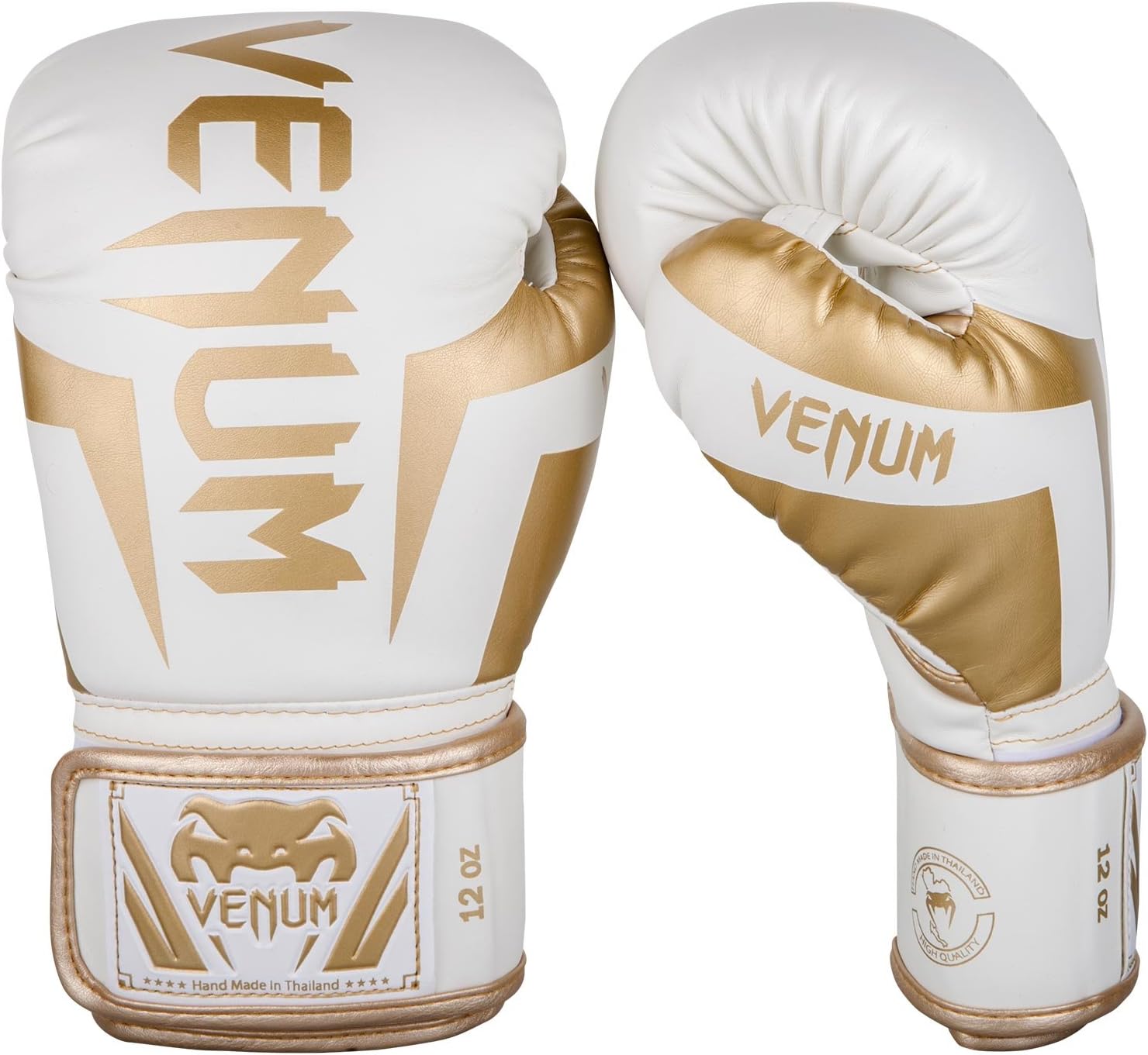 VENUM Elite Boxing Gloves - Elite WhiteGold