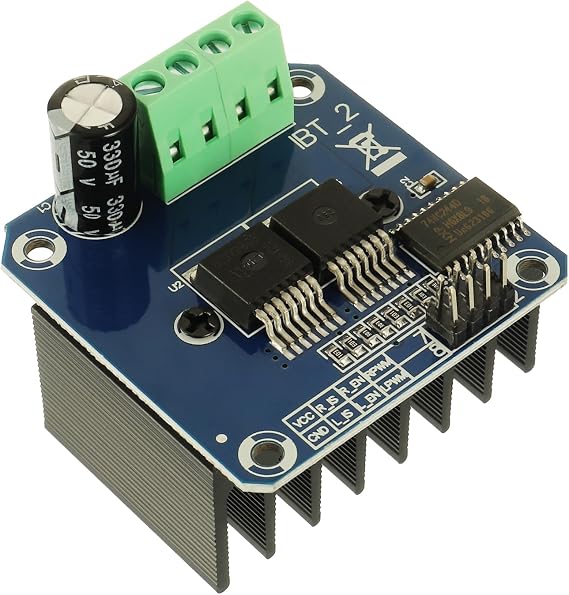 BTS7960 43A High Power Smart Car Motor Driver Module semiconductor Refrigeration Drive Used for Arduino Current Limit Control (1pcs)