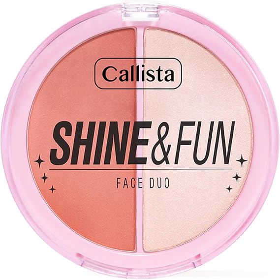 Callista Shine & Fun Face Duo 140 Good Company Blush & Illuminator Palette