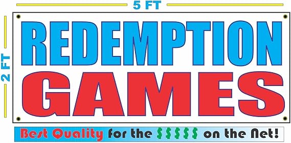 Redemption Games 2x5 Banner Sign