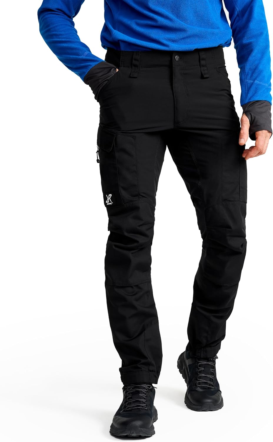 RevolutionRace Men's RVRC GP Trousers, Durable Trousers for Hiking, Walking, Exploring and All Other Outdoor Activities, Black, XXL