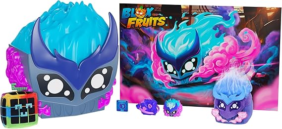 Blox Fruit - Gas Fruit Storage Case Bundle - Series 3 - Plush Minifigure Poster - DLC Code to Replace with Roblox - Official Licensed Collector Set by PhatMojo