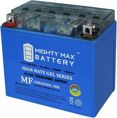 Mighty Max Battery YTX12-BS GEL Battery Replaces Kawasaki Vulcan 900 Custom 06-13
