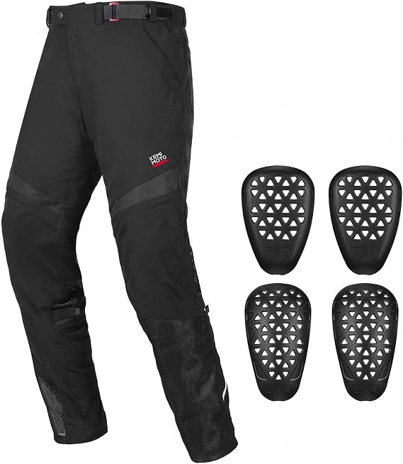 KEMIMOTO Motorcycle Mesh Pants, Lightweight Motorcyle Pants for Men