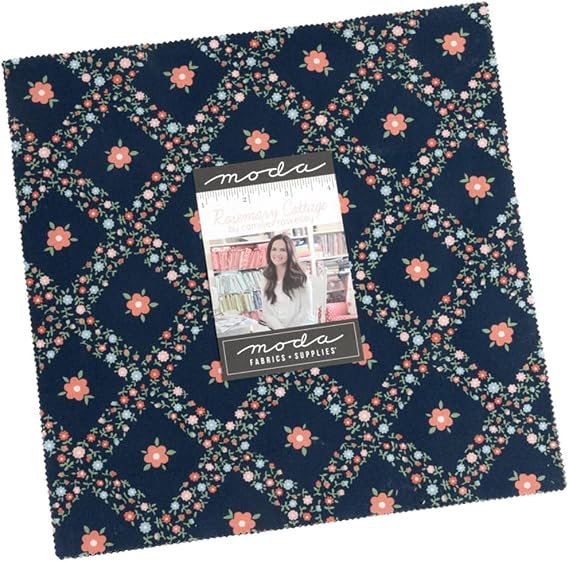 Rosemary Cottage Layer Cake, 42-10" Precut Fabric Quilt Squares by Camille Roskelley