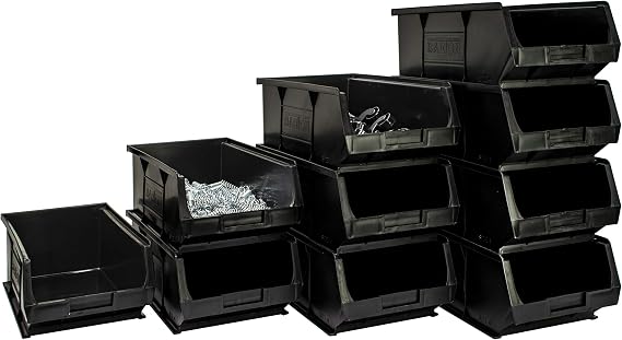 Barton Topstore Container TC4 Recycled Black [Pack of 10]