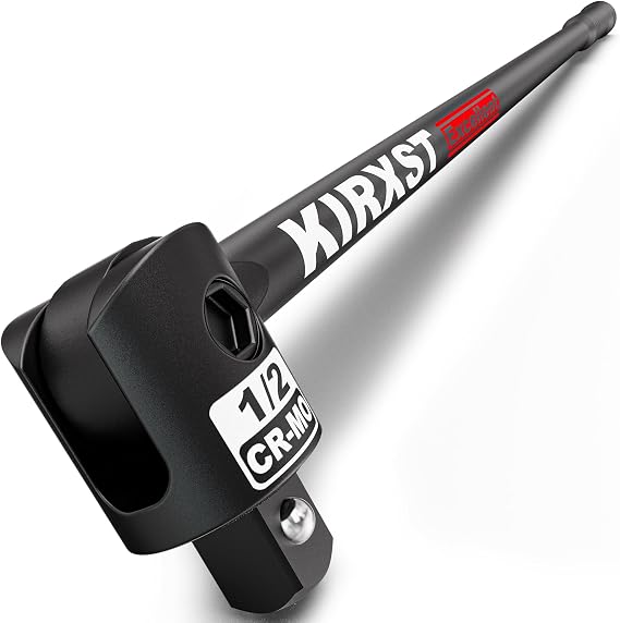 1/2" Drive Heavy Duty Breaker Bar, 600 mm Pro Power Knuckle Breaker Flexi Bar, Flexible Handle Breaker Bar, Socket Wrench, Wheel Nut Spanner