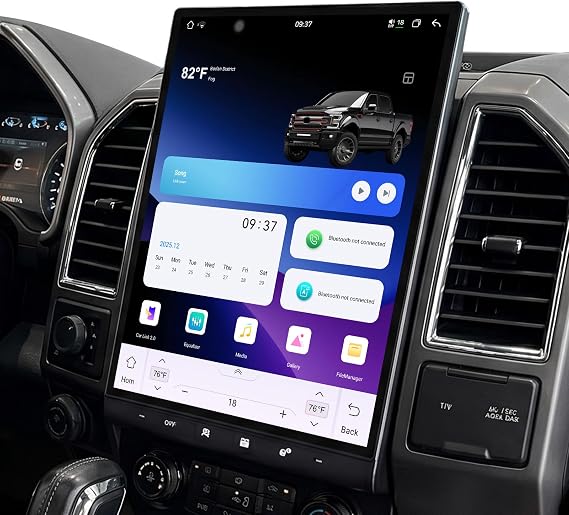 for Ford F150 Radio Upgrade 2015-2020,Android Stereo Replacement,15inch QLED Touch Screen,Carplay and Android Auto
