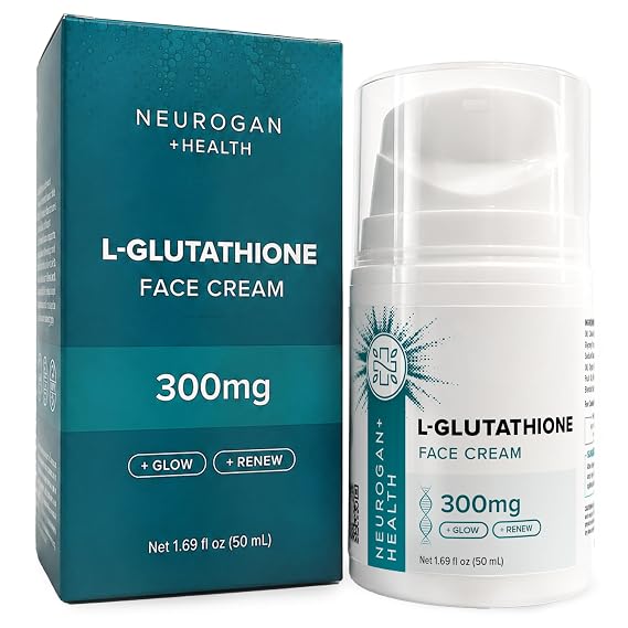 Neurogan L-Glutathione Face Cream - 300mg Daily Moisturizer 0.5%