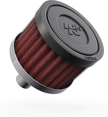 K&N Vent Air Filter Breather: High Performance, Premium, Washable, Replacement Engine Filter: Flange Diameter: 0.5 In, Filter Height: 1.5 In, Flange Length: 0.875 In, Shape: Breather, 62-1010