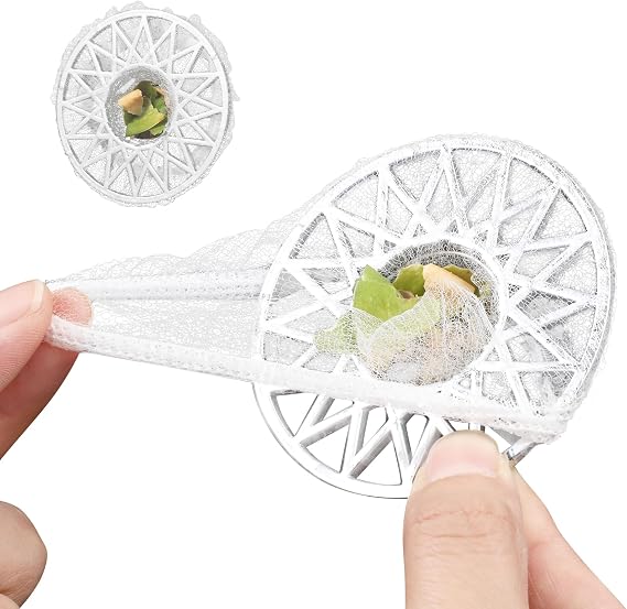 300 PCS Kitchen Disposable Strainer Sink Net Mesh Filter Bag Fits Sink Drain Strainer Scalability Elastic Anti-Clogging Bag for Collecting Kitchen Food Waste Leftover Garbage