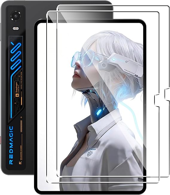 Screen Protector for RedMagic Astra 2025 / RedMagic Astra 2 9.06 Inch 2026 Tempered Glass, Pack of 2 Protective Glass Film, HD Clear Screen Protector for RedMagic Astra 2.9H Hardness