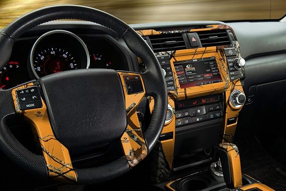 Mossy Oak Graphics Interior Auto Dash Kit, Easy to Install, No-fade, Cast Vinyl, Hi-Def, Matte Finish, 12" x 20", Many Patterns