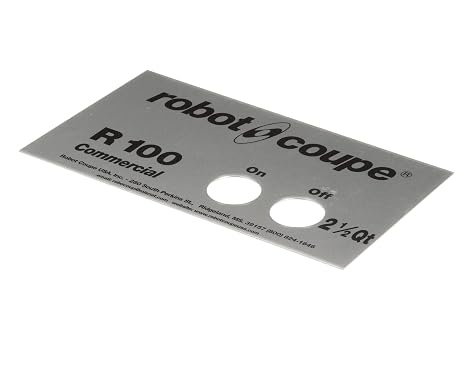 Robot Coupe 400541 Data Plate