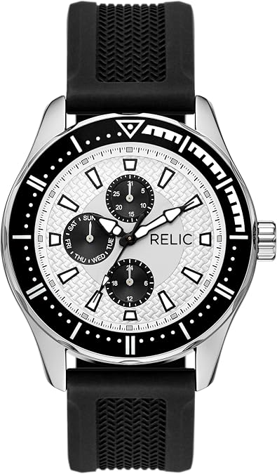 RELIC by Fossil Isaac Multifunction Black Sport Watch