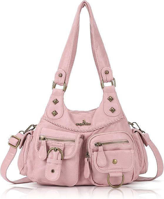 Angel Kiss Hobo Bags for Women Shoulder Bag Shoulder Purses and Handbags Vegan Leather Hobo Handbags Crossbody Bags