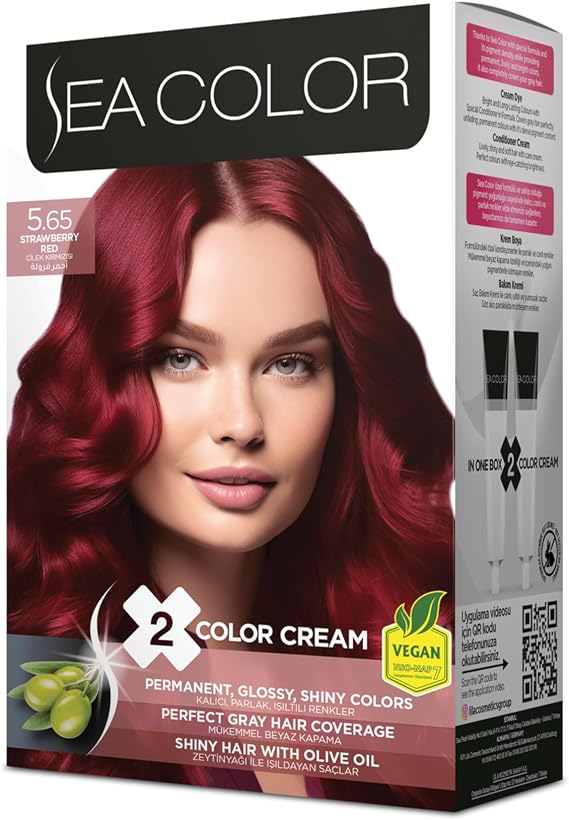 SEA COLOR 5.65 Çilek Kırmızısı Set Boya