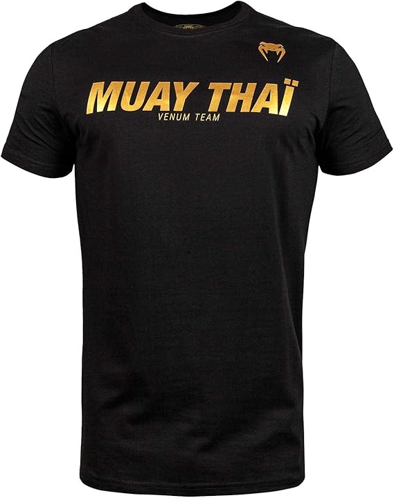 Venum Muay Thai VT T-Shirt - Black/Gold - S