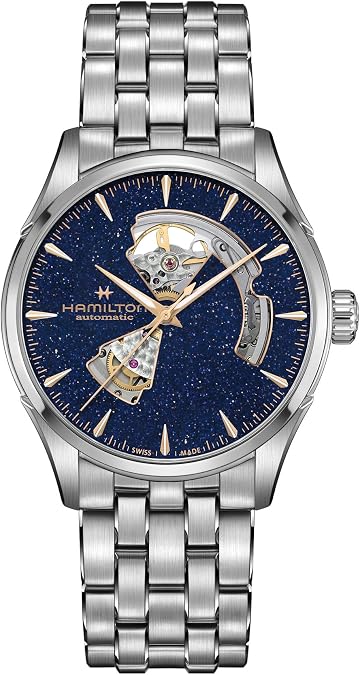 Hamilton Jazzmaster Automatic Mens Watch, 42mm Stainless Steel, Blue Dial