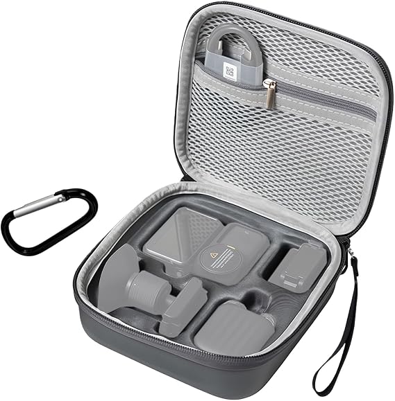 Mini Carrying Case Camera Storage Bag Compatible for DJI Osmo Nano (Gray)