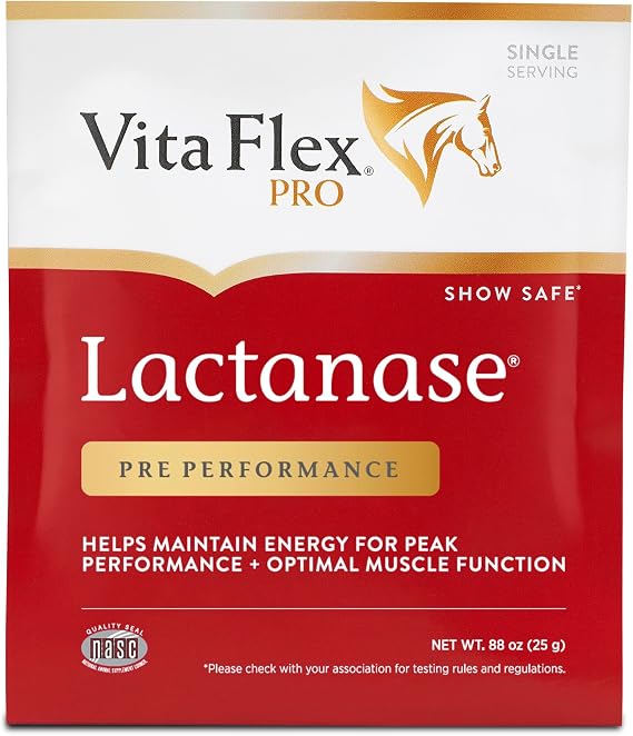 Vita Flex Pro Lactanase Pre Performance Horse Supplement, 25g Packets