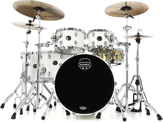 Mapex Saturn SR628XU 5-piece Studioease Shell Pack - Satin White