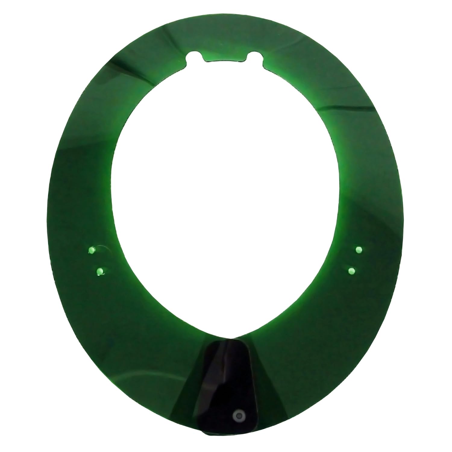 Jackson Safety A-S1 Full Brim Sun Shade Adapter for Hard Hats, Lightweight Plastic, Green, 14461