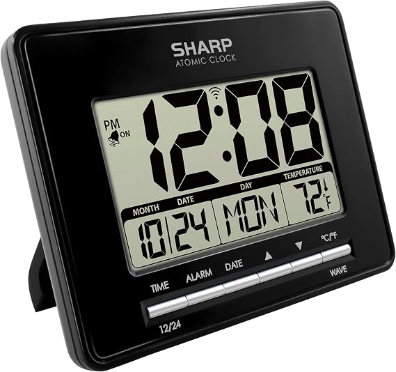 Sharp Atomic Digital Alarm Clock