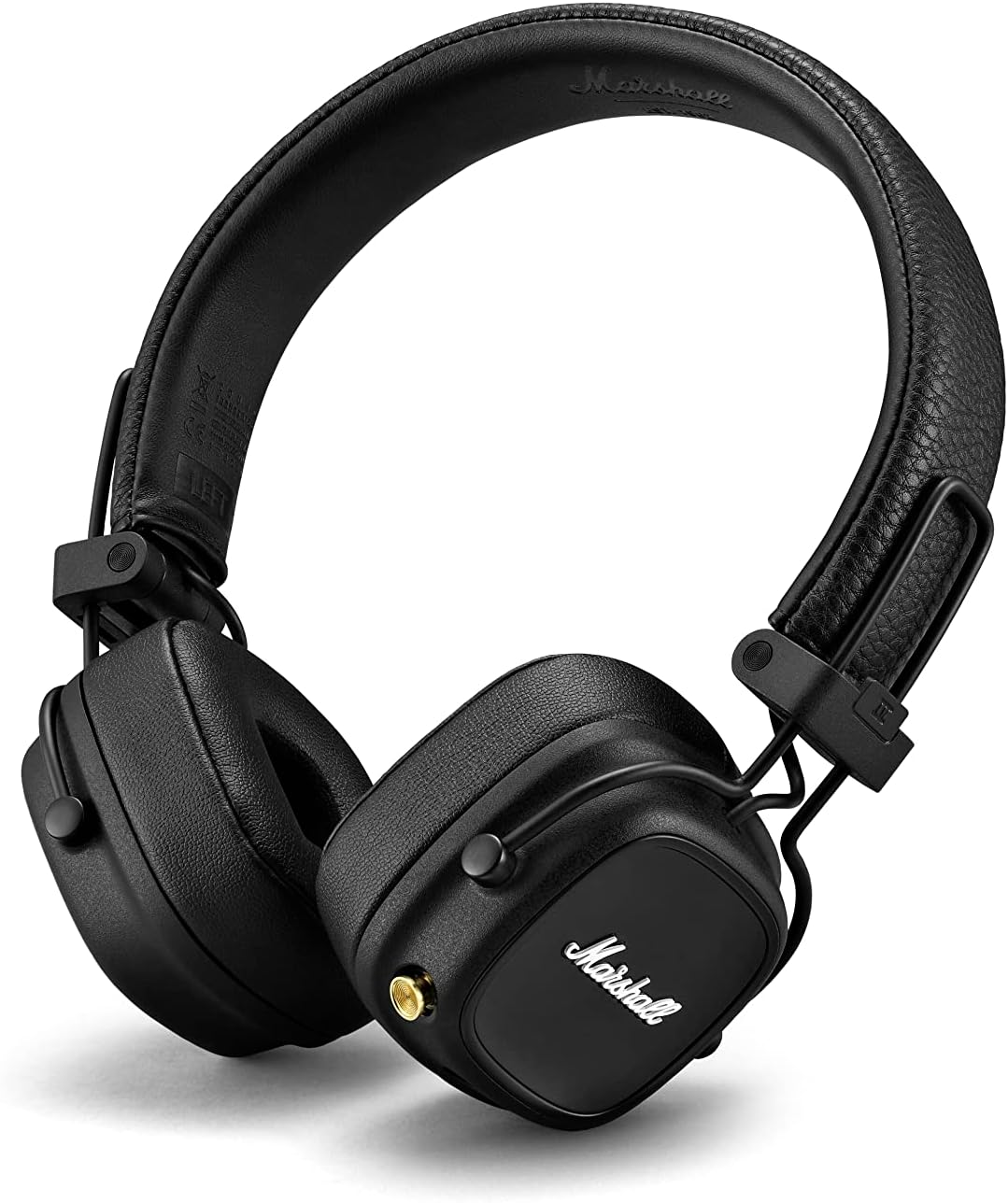 Marshall Major IV On Ear Bluetooth Headphones, Wireless Earphones, Foldable, 80 Hours Wireless playtime- Black