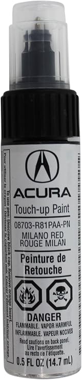 Genuine Acura Accessories 08703-R81PAA-PN Milano Red Touch-Up Paint Pen - 0.5 fl. oz.