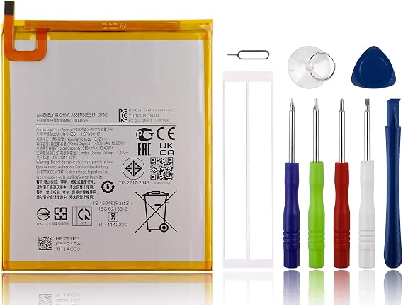 NEW Replacement Battery Compatible with Samsung Galaxy Tab A7 Lite 8.7" SM-T220 HQ-3565S with Toolkit