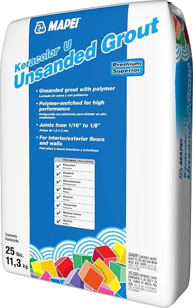 Keracolor U Unsanded Grout Premium Unsanded Grout with Polymer Frost 25 lb. Bag