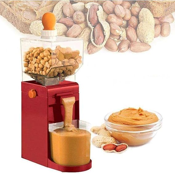 Electric Peanut Butter Maker Machine, 500ML Butter Grinder for Household, Nut Butter Mixer for Almond Cereal Grain, Corn Cashews Hazelnuts