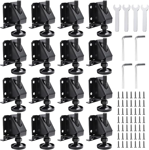 DkOvn 16 Pack Heavy Duty Leg Leveler, 2-inch Adjustable Height