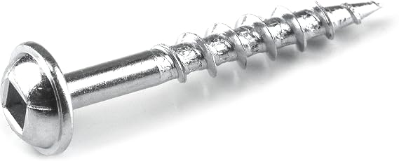 Kreg Zinc Pocket-Hole Screws - SML-C125-1200 - 1-1/4 Inch - Coarse Thread - Maxi-Loc Head - Indoor - 1200 Count