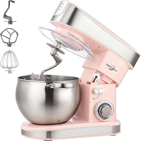 Stand Mixer 6-Speed Pulse Tilt-Head 6.3QT Pink