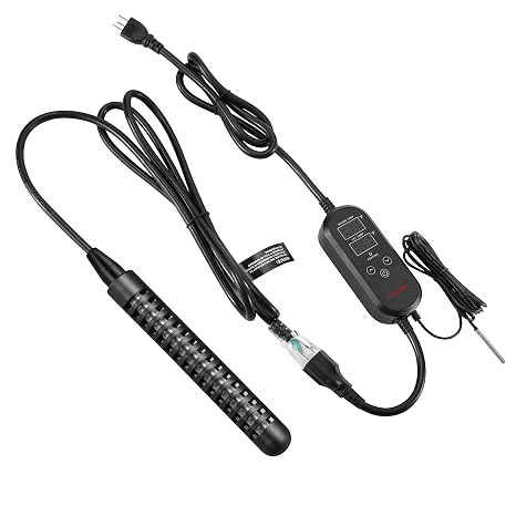 GRILLME 1000W Immersion Water Heater with Intelligent Temperature Controller,Fully Submersible Portable Electric Heater,5 Galons Bucket Heater,100% Waterproof,316L Shell,Easy and Convenient to Use