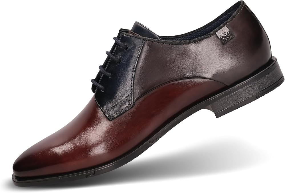 bugatti Men's 312-AFY05 Lace-Up Dark Brown/Dark Grey 40 Brown 4 40 UK wide