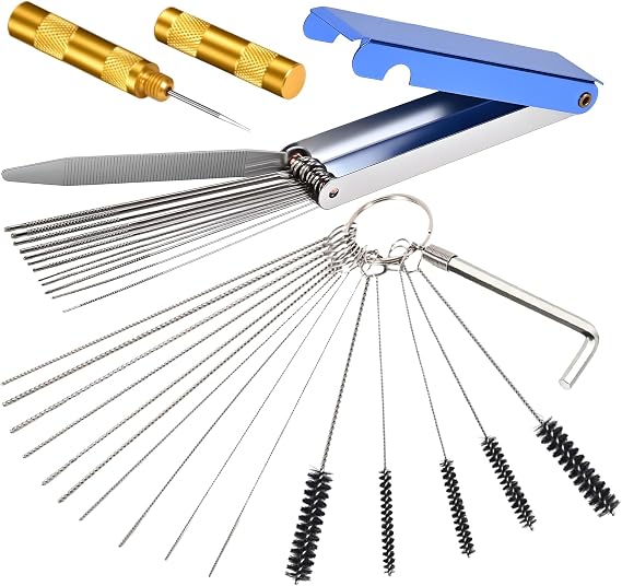 Carburetor Cleaning Kit, Torch Tip Stainless Steel Cleaner Set