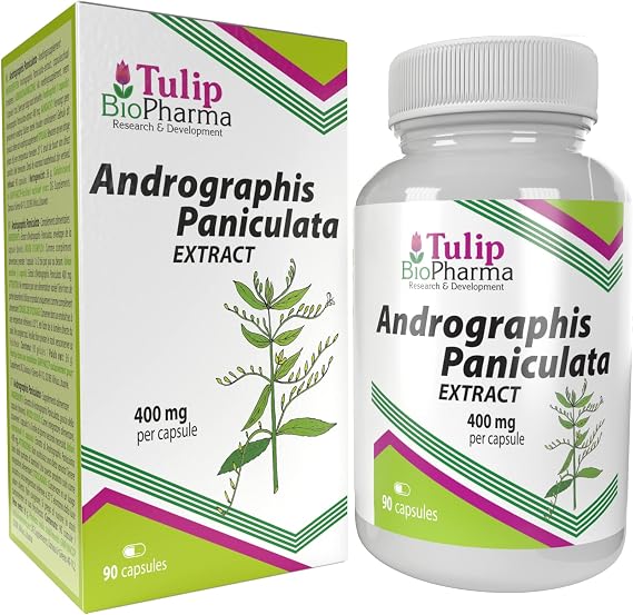 Andrographis Paniculata 400mg 90 Capsules, 3rd Party lab Tested, High Strength Supplement