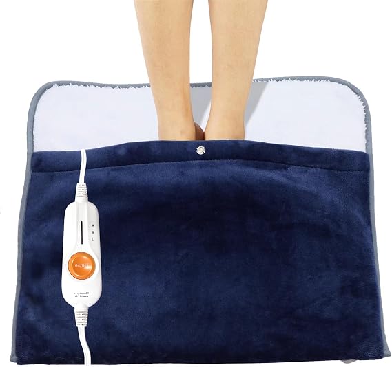 Gintao Electric Heated Foot Warmers for Feet,22"20" Soft Foot Heating Pad