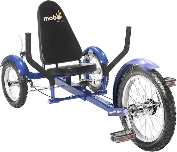 Mobo Triton Pedal Go Kart Trike. Kids 3-Wheel Bike. Youth Cruiser Tricycle