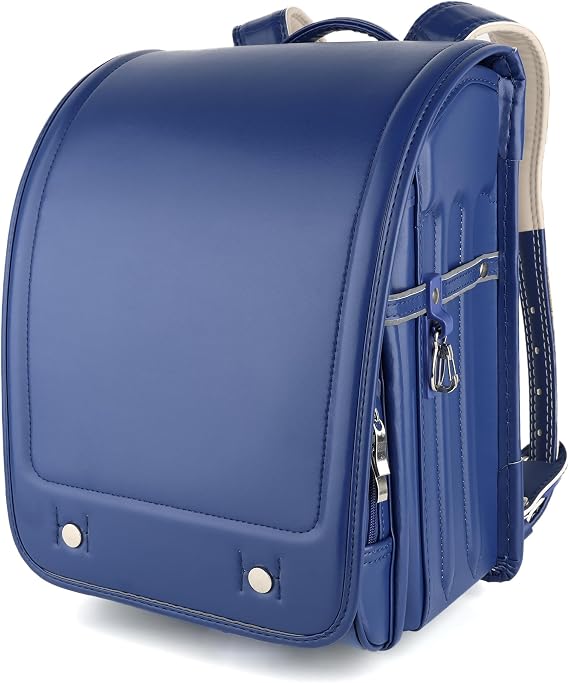 Ransel Randoseru Backpack Japanese School Bag for Girls and Boys Classic Backpack Waterproof PU leather